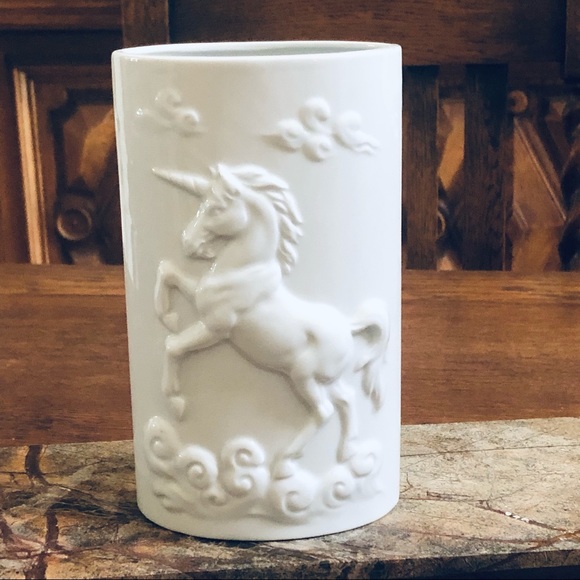 Vintage Unicorn Vase By Otagiri - Picture 1 of 9